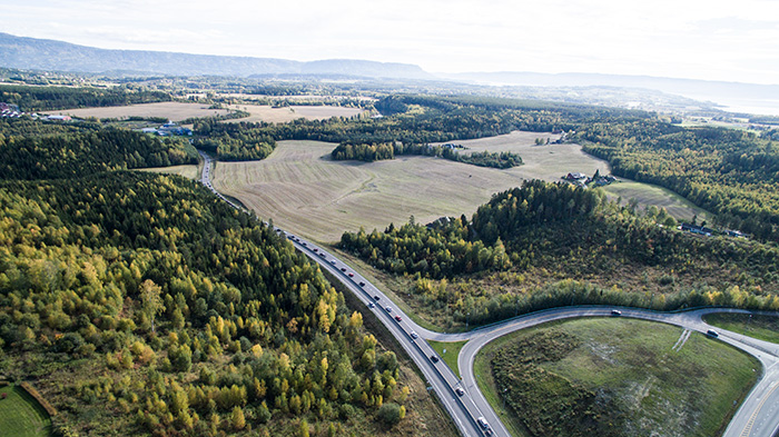 Kø hjem fra fjellet etter høstferien