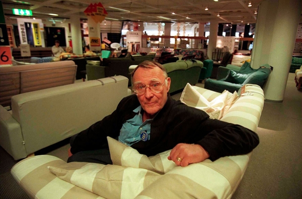 Ingvar Kamprad avbildet i 2000. 