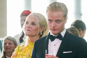 Kronprinsesse Mette-Marits eldste sønn, Marius Borg Høiby. Her i forbindelse med prinsesse Ingrid Alexandras 18-årsdag i 2022.