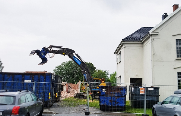 Her gjøres det plass for nybygg