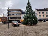 Ikke norsk gran på torget