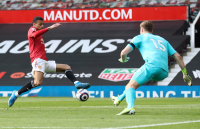 Manchester United, her ved Mason Greenwood, er en av klubbene som skal delta i en lukket superliga med mange av Europas største klubber.