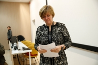 Avgått SSB-sjef Christine Meyer møter motbør fra LO-organiserte, som mener hun gir en fortegnet framstilling av arbeidet med omstillingen i byrået.
