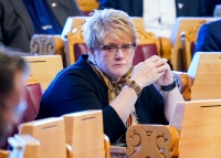 Kulturminister Trine Skei Grande (V) ønsker digitalisering av kulturstoff.
