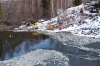 Dronebilder fra Randselva